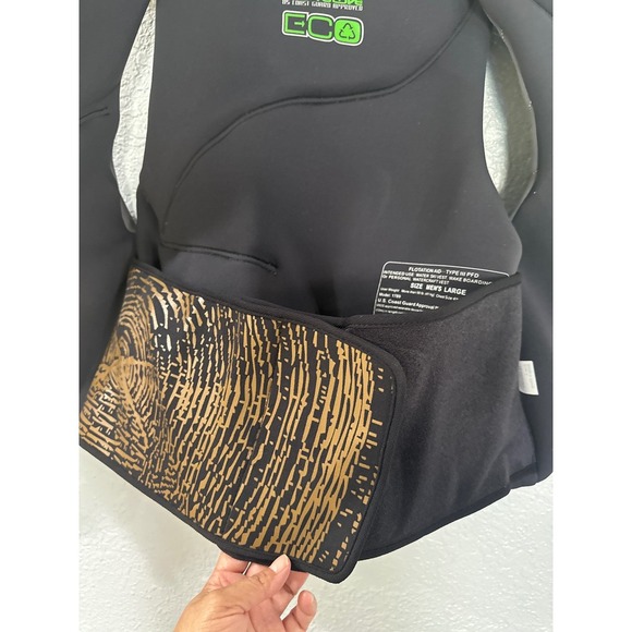 Body Glove ECO Wakeboard Life Vest‎ Impact Guard Watersports Gray Brown Size? - Picture 8 of 10